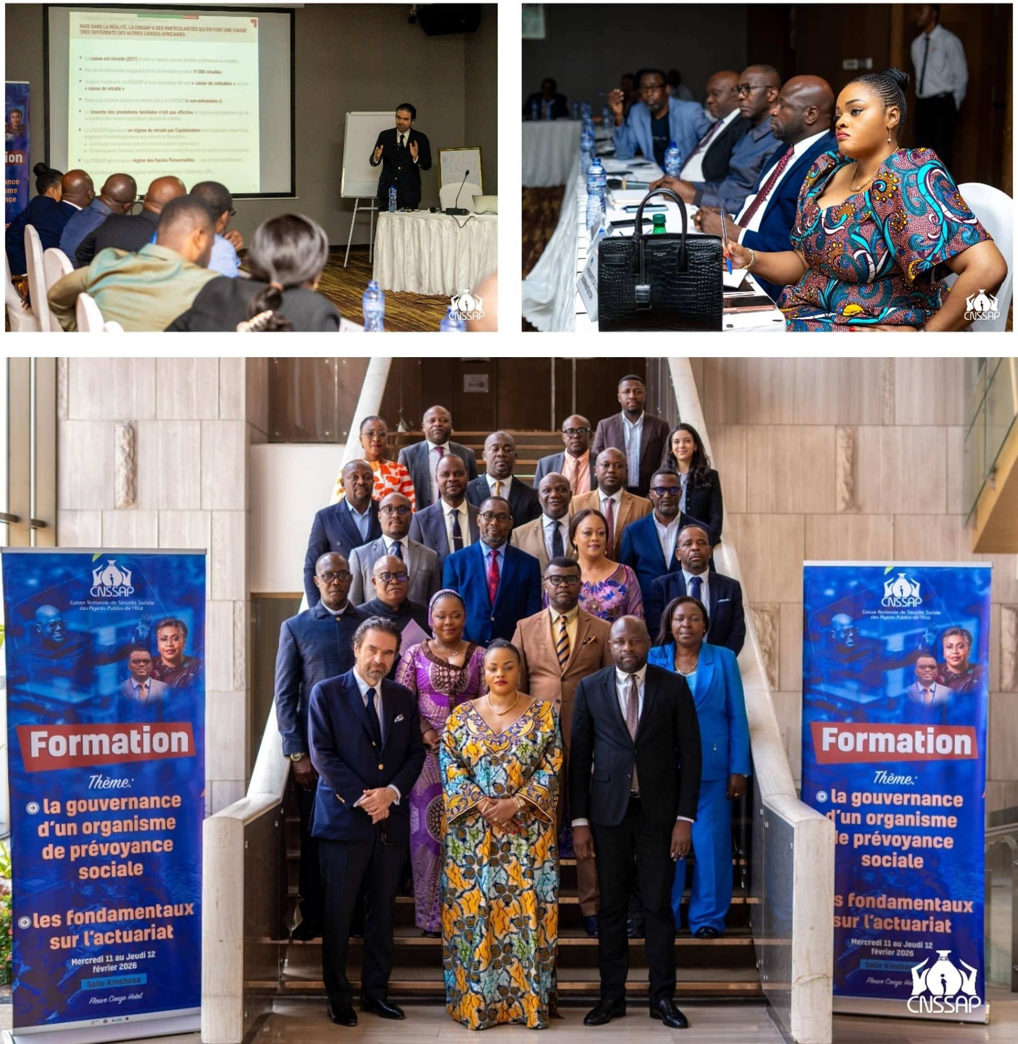 Finactu - Le Groupe FINACTU accélère le déploiement de ses activités à Kinshasa au service de la Caisse Nationale de Sécurité Sociale des Agents Publics (CNSSAP)